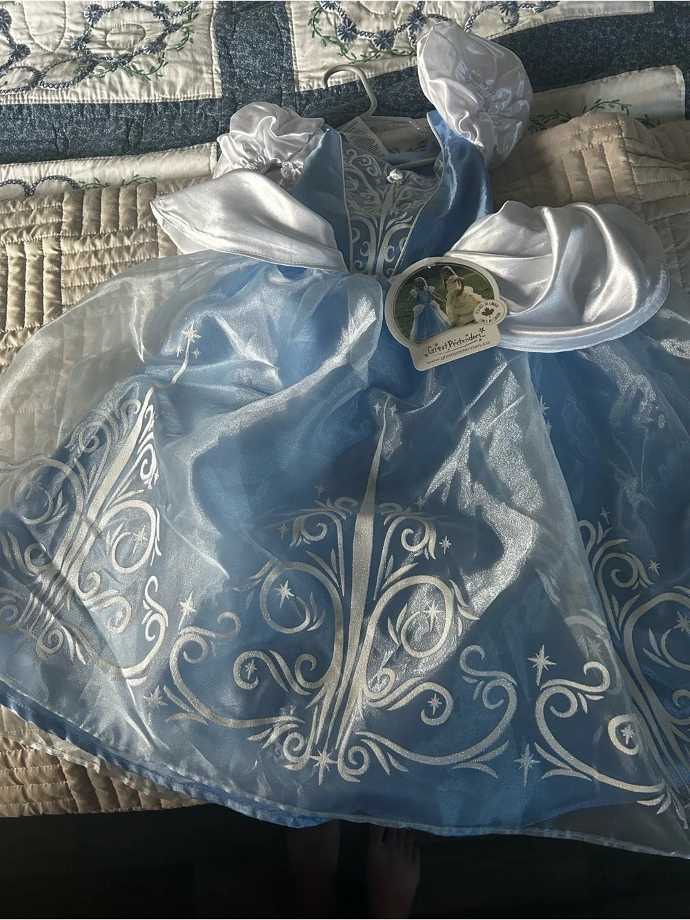 Once Upon A Glass Slipper Princess Dress Costume